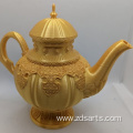 Customized gold assassin teapot